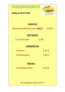 Tagesangebote